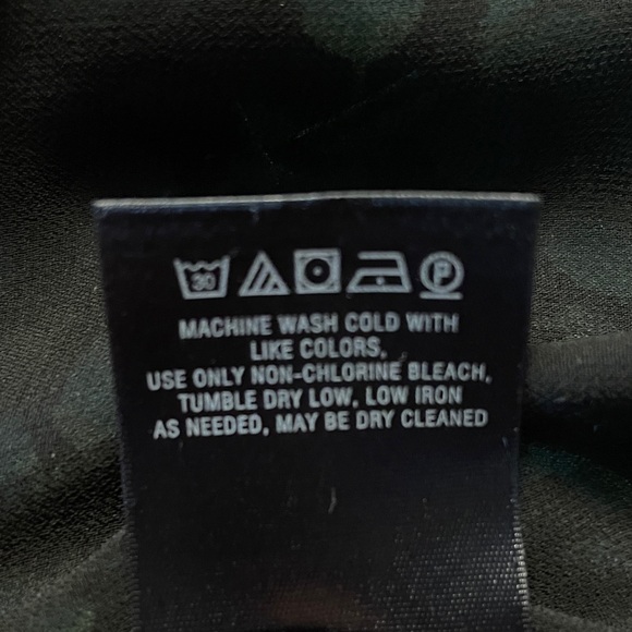 Anthropologie Faux Wrap Dress. Size 0. Teal floral print. - Picture 6 of 6